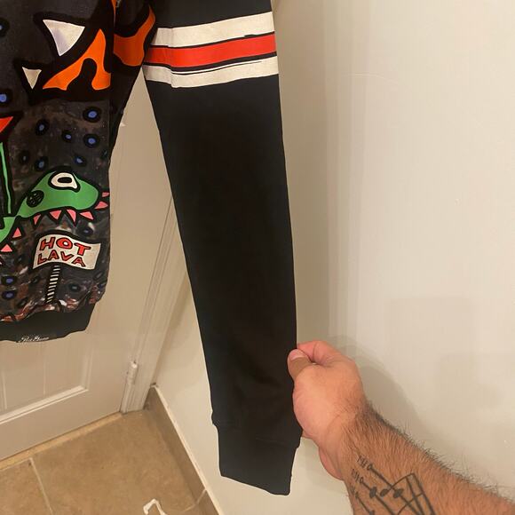 Ron Bass NBA Michael Jordan All Over Print Long Sleeve Shirt Size Large - Picture 4 of 7